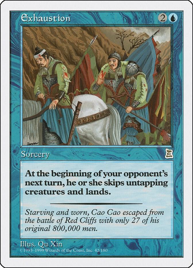 Exhaustion 42 card from Portal Three Kingdoms