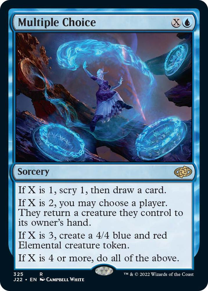 Multiple Choice 325 card from Jumpstart 2022