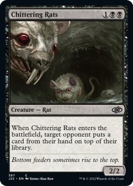 Chittering Rats 387 card from Jumpstart 2022