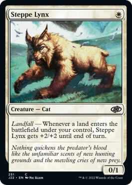 Steppe Lynx 251 card from Jumpstart 2022