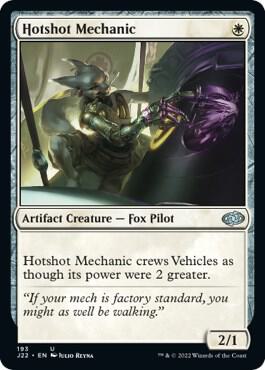 Hotshot Mechanic 193 card from Jumpstart 2022