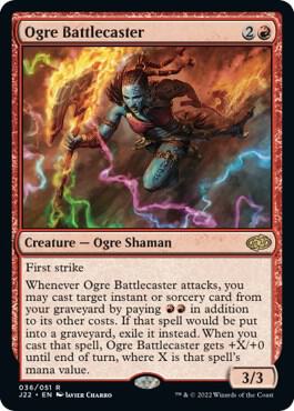 Ogre Battlecaster 36 card from Jumpstart 2022