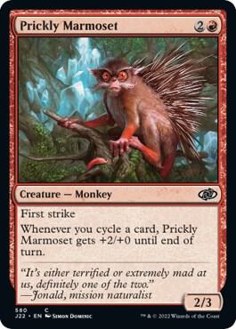 Prickly Marmoset 580 card from Jumpstart 2022