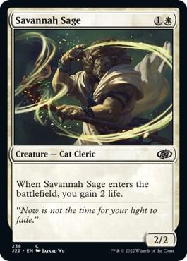Savannah Sage 238 card from Jumpstart 2022