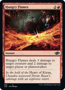 Hungry Flames 553 card from Jumpstart 2022