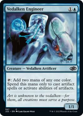 Vedalken Engineer 367 card from Jumpstart 2022