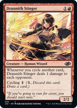 Drannith Stinger 78 card from Jumpstart 2022
