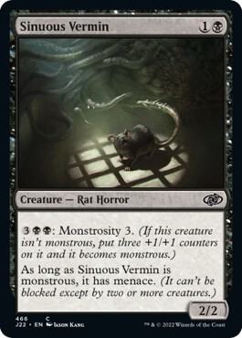 Sinuous Vermin 466 card from Jumpstart 2022