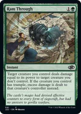 Ram Through 91 card from Jumpstart 2022