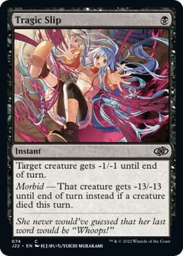 Tragic Slip 74 card from Jumpstart 2022