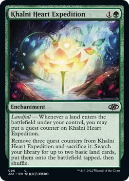 Khalni Heart Expedition 90 card from Jumpstart 2022