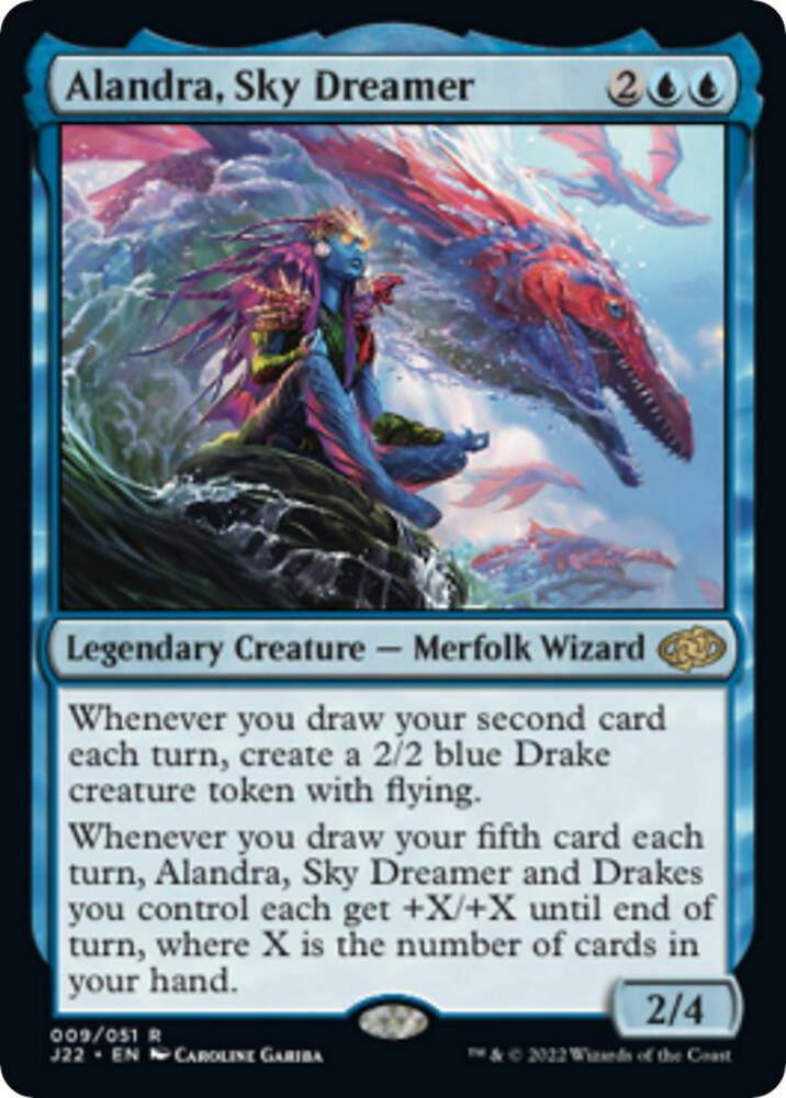 Alandra, Sky Dreamer 9 card from Jumpstart 2022