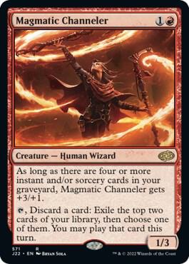 Magmatic Channeler 571 card from Jumpstart 2022