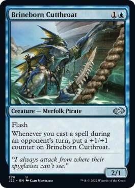 Brineborn Cutthroat 278 card from Jumpstart 2022