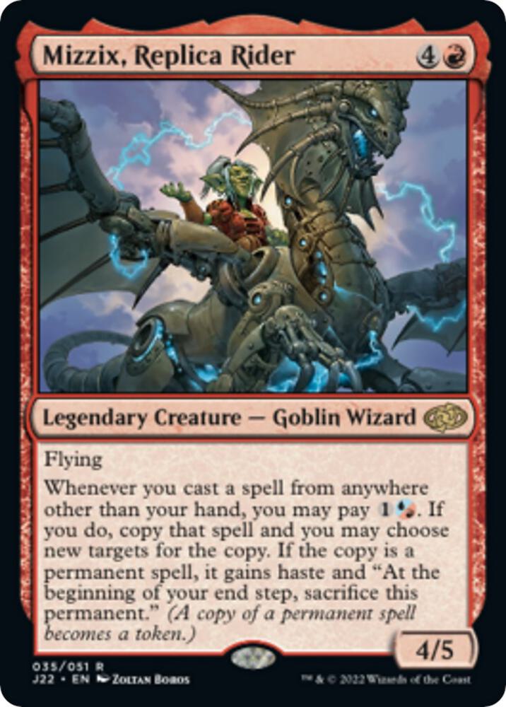 Mizzix, Replica Rider 35 card from Jumpstart 2022