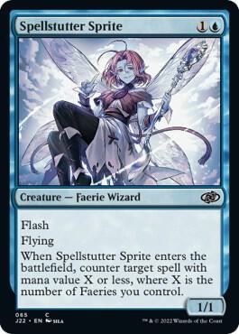 Spellstutter Sprite 65 card from Jumpstart 2022