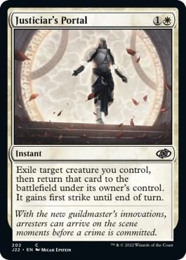 Justiciar's Portal 202 card from Jumpstart 2022