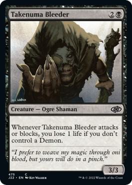 Takenuma Bleeder 475 card from Jumpstart 2022