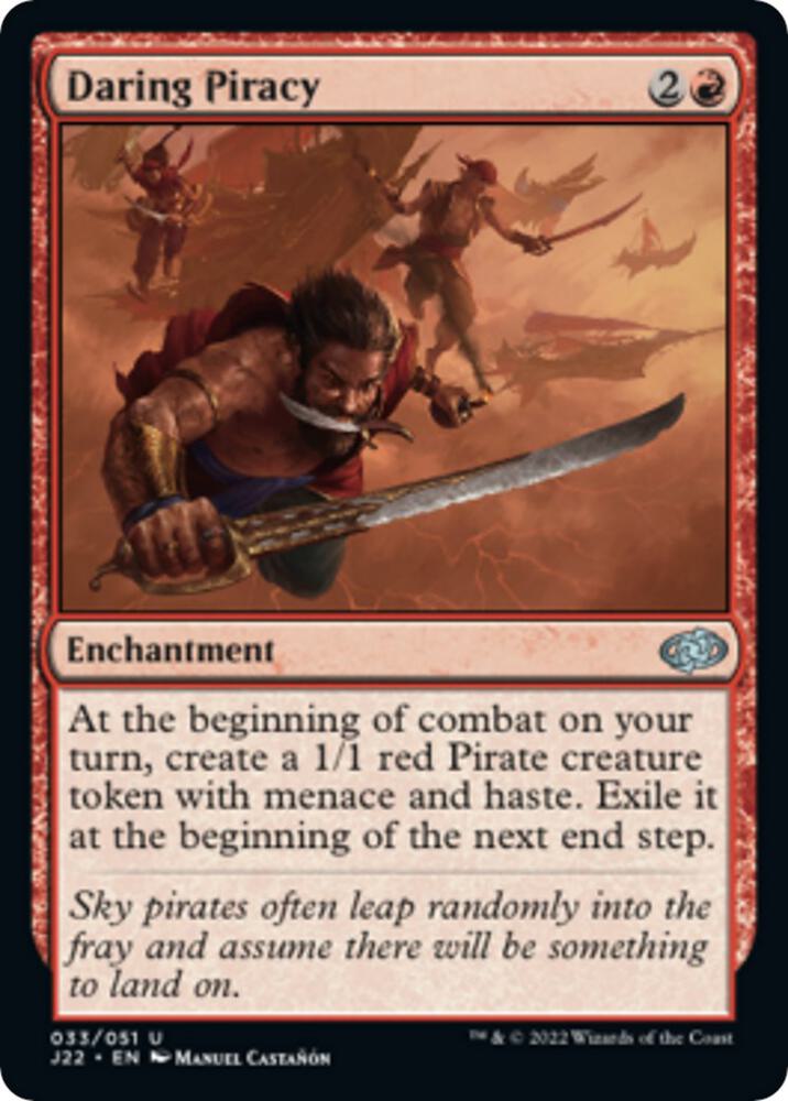 Daring Piracy 33 card from Jumpstart 2022