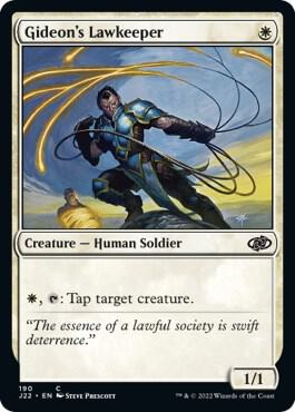 Gideon's Lawkeeper 190 card from Jumpstart 2022