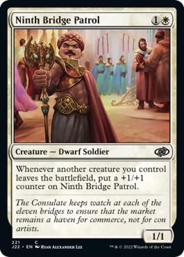 Ninth Bridge Patrol 221 card from Jumpstart 2022