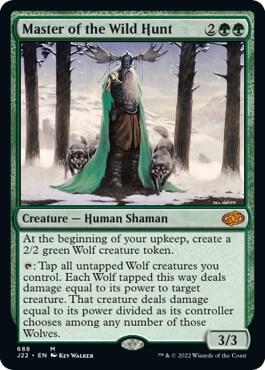 Master of the Wild Hunt 688 card from Jumpstart 2022