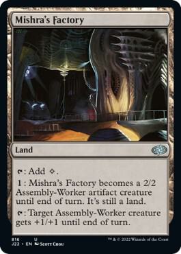 Mishra's Factory 816 card from Jumpstart 2022