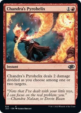 Chandra's Pyrohelix 514 card from Jumpstart 2022