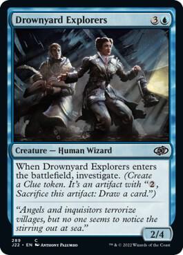 Drownyard Explorers 289 card from Jumpstart 2022