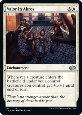 Valor in Akros 262 card from Jumpstart 2022