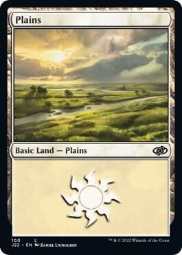 Plains 100 card from Jumpstart 2022