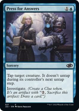 Press for Answers 337 card from Jumpstart 2022