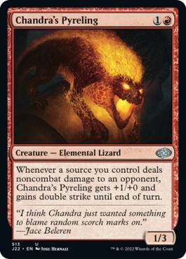 Chandra's Pyreling 513 card from Jumpstart 2022