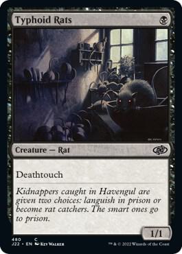 Typhoid Rats 480 card from Jumpstart 2022