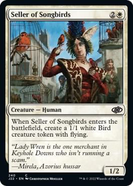 Seller of Songbirds 240 card from Jumpstart 2022