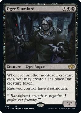 Ogre Slumlord 71 card from Jumpstart 2022