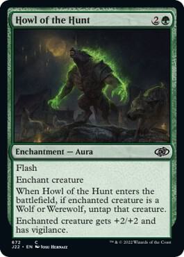 Howl of the Hunt 672 card from Jumpstart 2022