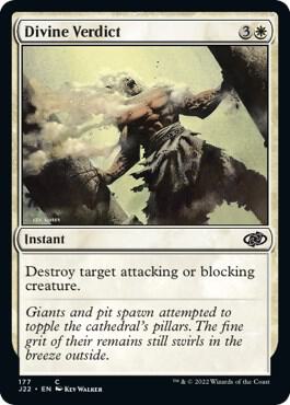 Divine Verdict 177 card from Jumpstart 2022