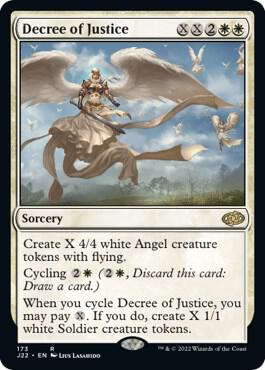 Decree of Justice 173 card from Jumpstart 2022