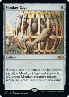 Monkey Cage 787 card from Jumpstart 2022