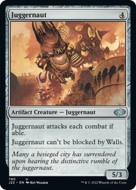 Juggernaut 780 card from Jumpstart 2022