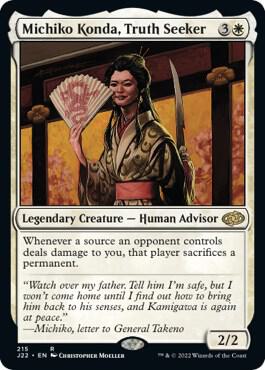 Michiko Konda, Truth Seeker 215 card from Jumpstart 2022
