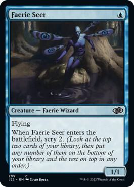 Faerie Seer 295 card from Jumpstart 2022