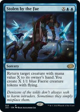 Stolen by the Fae 353 card from Jumpstart 2022