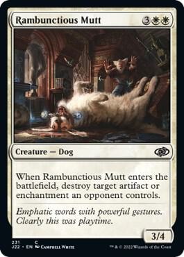 Rambunctious Mutt 231 card from Jumpstart 2022