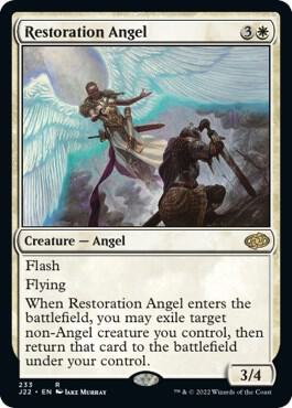 Restoration Angel 233 card from Jumpstart 2022