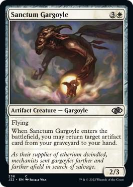 Sanctum Gargoyle 236 card from Jumpstart 2022