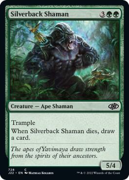 Silverback Shaman 728 card from Jumpstart 2022
