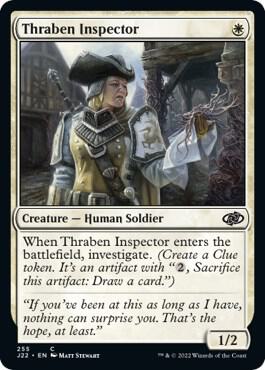 Thraben Inspector 255 card from Jumpstart 2022