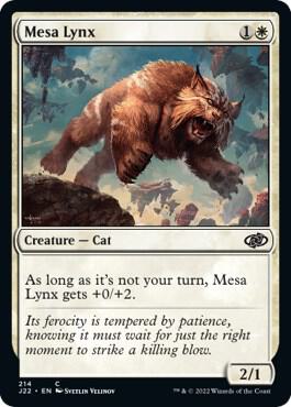 Mesa Lynx 214 card from Jumpstart 2022